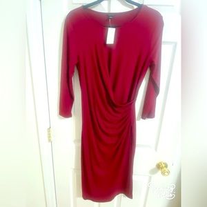 Ann Taylor Cranberry Dress Size Medium New